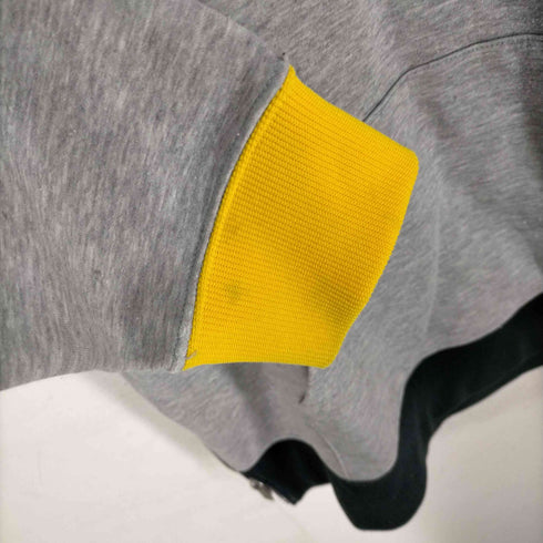 ソフネット SOPHNET. 18AW COLOR RIBBED HEM ZIP PULL OVER HOODY メンズ JPN:S