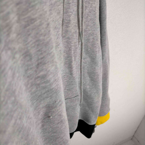 ソフネット SOPHNET. 18AW COLOR RIBBED HEM ZIP PULL OVER HOODY メンズ JPN:S