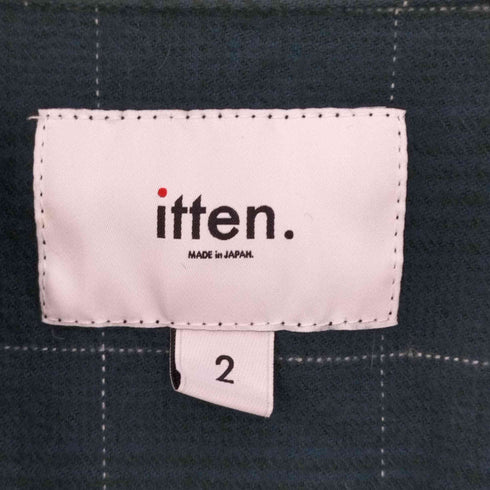 イッテン itten. チェック柄ガウンコート レディース JPN:2