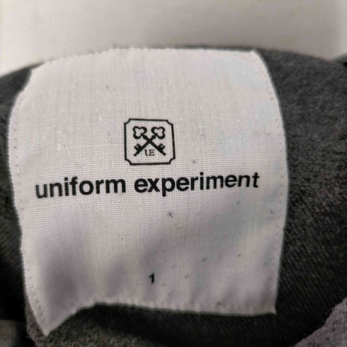 ユニフォームエクスペリメント uniform experiment TR STRETCH RIBBED SLIM FIT メンズ