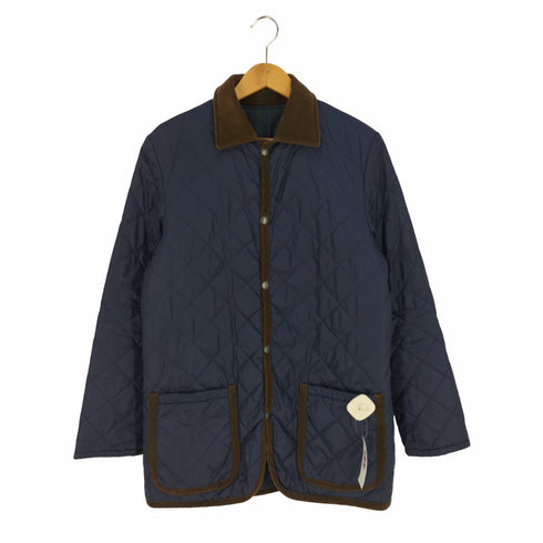 マッキントッシュフィロソフィー MACKINTOSH PHILOSOPHY 襟コーデュロイパイピングリバーシブル中綿キルティングジャケット チェック 無地 メンズ UK:40