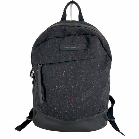 ウォント レス エッセンシャル デ ラヴィ WANT Les Essentiels de la Vie ウォントレスエッセンレザー切替ネップ加工バックパック メンズ
