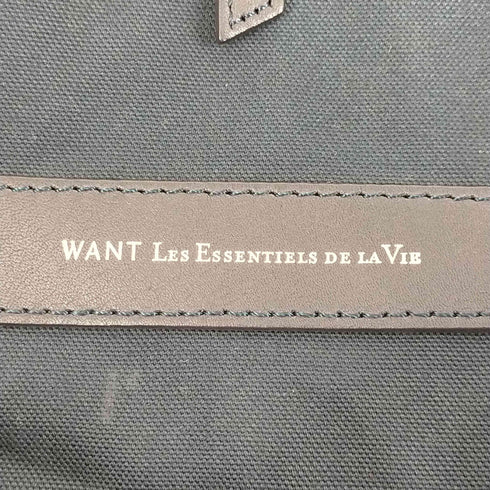 ウォント レス エッセンシャル デ ラヴィ WANT Les Essentiels de la Vie ウォントレスエッセンレザー切替ネップ加工バックパック メンズ