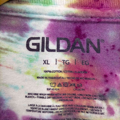 ギルダン GILDAN マルチカラータイダイ染Tシャツ メンズ JPN:XL