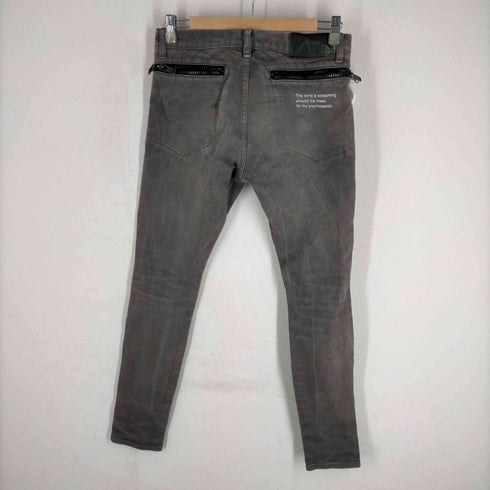 アンダーカバーイズム UNDERCOVERISM RIPPED KNEE ZIPPER DENIM PANTS メンズ