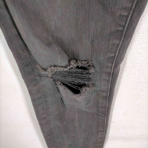 アンダーカバーイズム UNDERCOVERISM RIPPED KNEE ZIPPER DENIM PANTS メンズ
