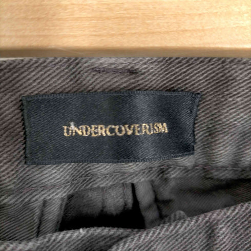 アンダーカバーイズム UNDERCOVERISM RIPPED KNEE ZIPPER DENIM PANTS メンズ