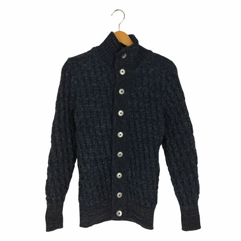 エスエヌエスハーニング S.N.S HERNING ハイネックボタンカーディガン メンズ import:XS