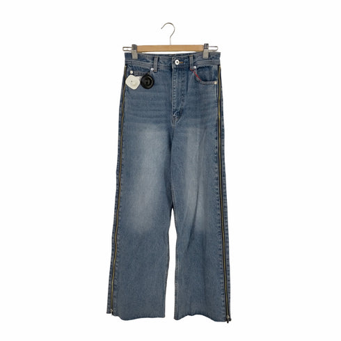 メゾンスペシャル MAISON SPECIAL 24SS Side Long Zip Denim - BLU レディース JPN:38