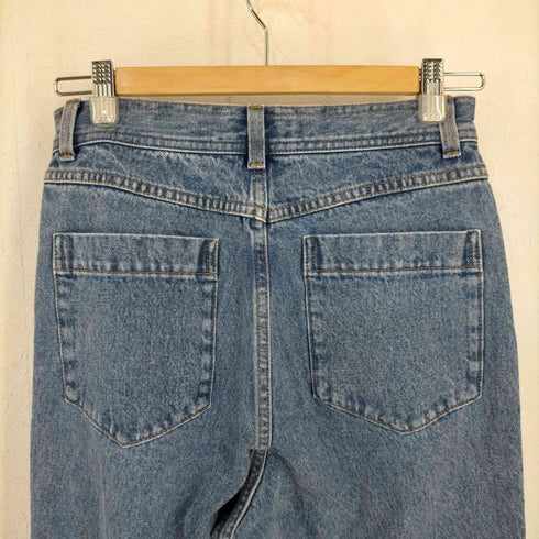 メゾンスペシャル MAISON SPECIAL 24SS Side Long Zip Denim - BLU レディース JPN:38