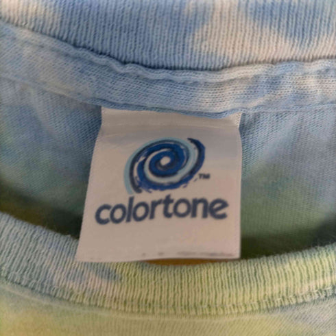 カラートーン colortone フロントプリントタイダイ染Tシャツ メンズ JPN:M
