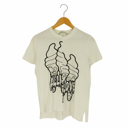 ステラマッカートニー STELLA McCARTNEY アシンメトリックフェルトロゴTシャツ レディース JPN:38