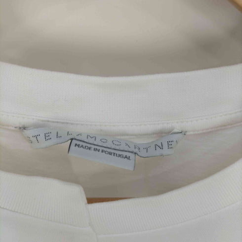 ステラマッカートニー STELLA McCARTNEY アシンメトリックフェルトロゴTシャツ レディース JPN:38