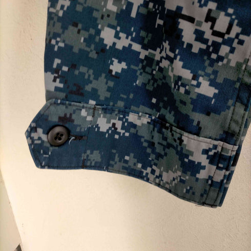 ユーエスネイビー US NAVY United States Navy Camoflauge Jacket メンズ LARGE-LONG