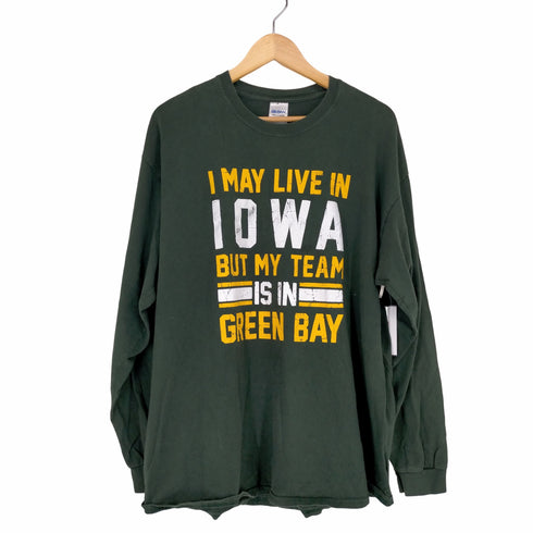 ギルダン GILDAN プリント長袖Tシャツ メンズ JPN:XL