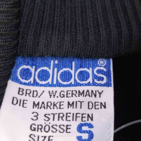 アディダス adidas 西ドイツ デサント製 パイピングトレフォイルロゴトラックジャケット メンズ import:S