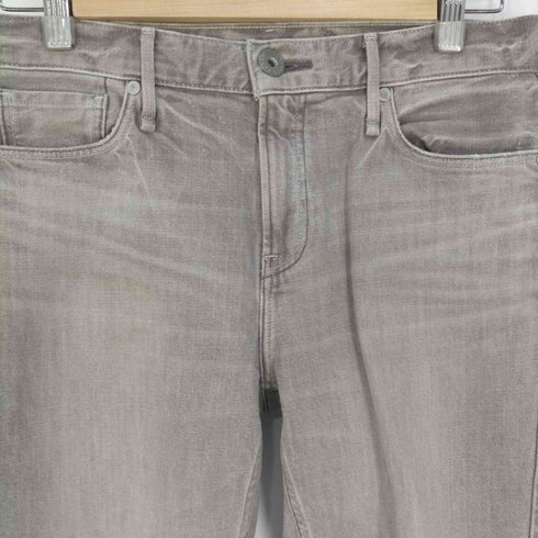 アッパーハイツ upper hights THE STELLA ユーズド加工 ストレッチスリムテーパードデニムパンツ レディース 25