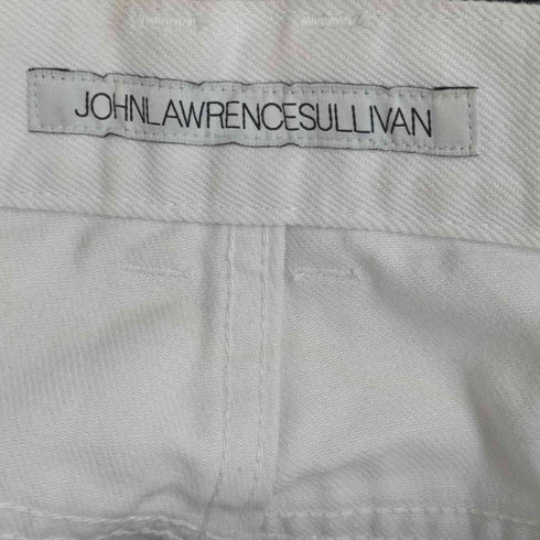 ジョンローレンスサリバン JOHN LAWRENCE SULLIVAN 5POCKET JEANS WITH BODY PIERCING JEWELRY ピアッシングパーツ付き5Pホワイトデニムパンツ メンズ JPN:44