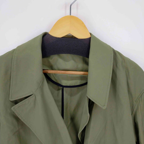 ザラ ZARA TRF ナイロントレンチコート カーキ レディース S-M