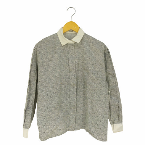 クリスチャンディオール Christian Dior ヒョウ柄比翼シャツ レディース import:M