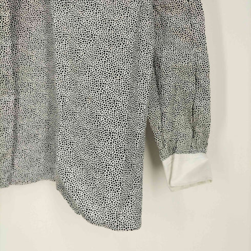 クリスチャンディオール Christian Dior ヒョウ柄比翼シャツ レディース import:M