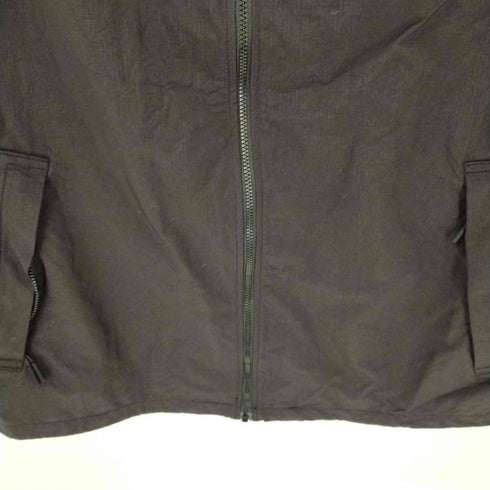 ジーユー GU ナイロンジップアップベスト リップストップ メンズ import:M
