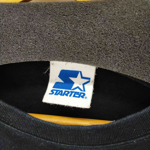 スターター STARTER 袖ロゴ クルーネックカットソー 長袖 スモール刺繍 メンズ import:XL
