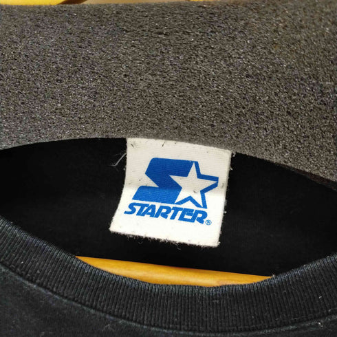 スターター STARTER 袖ロゴ クルーネックカットソー 長袖 スモール刺繍 メンズ import:XL
