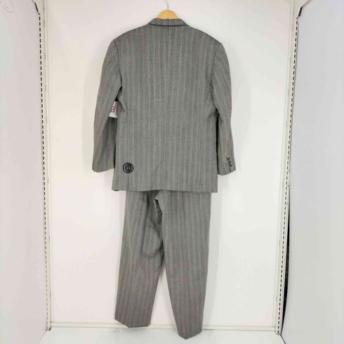 ジャンニヴェルサーチ GIANNI VERSACE ストライプダブルブレストテーラードジャケット 3タックワイドスラックスパンツ メンズ 50