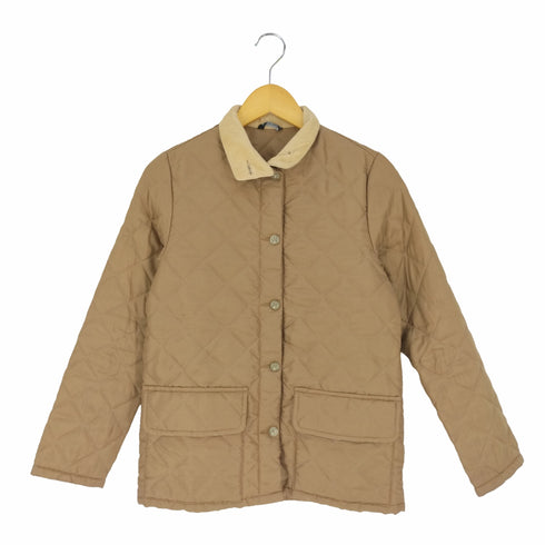 マッキントッシュ Mackintosh スコットランド製 襟コーデュロイスタンドカラーキルティングジャケット レディース DE:32