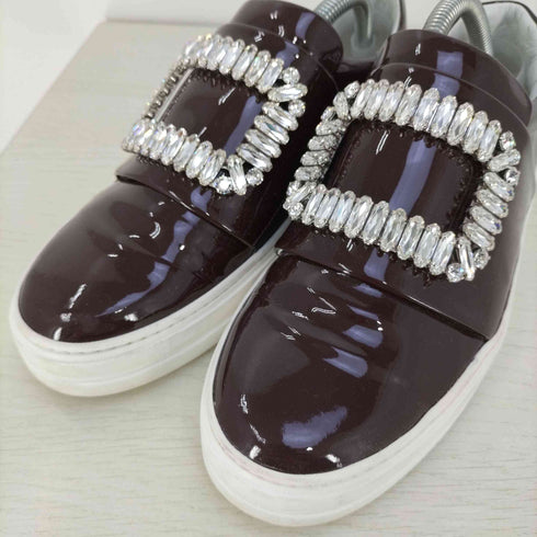 ロシェヴィヴィエ Roger Vivier ビジューバックルエナメルレザーシューズ レディース 36 1/2