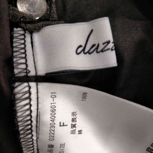 ダズリン dazzlin 22SS フレアスリーブショートシャツ レディース FREE