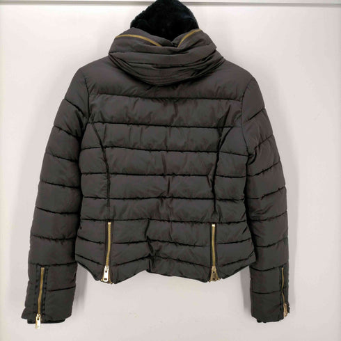 ザラ ZARA フーデッドスリムダウンジャケット レディース import:M