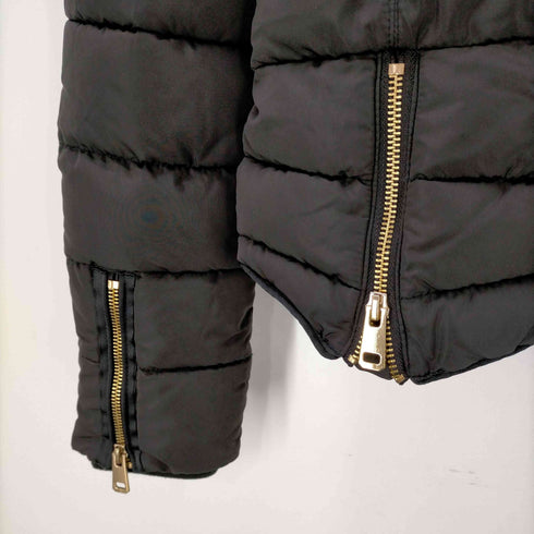 ザラ ZARA フーデッドスリムダウンジャケット レディース import:M