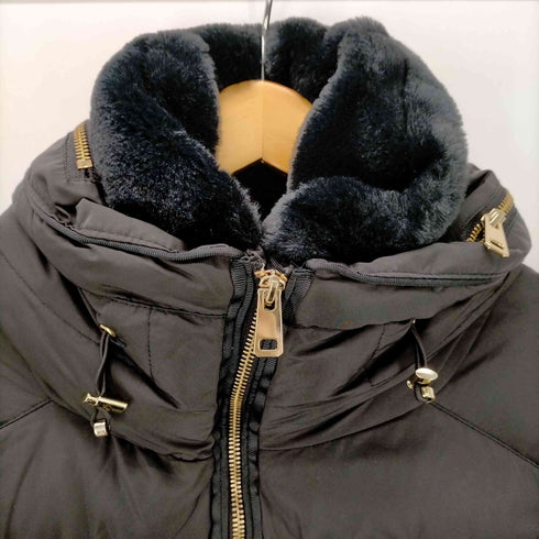 ザラ ZARA フーデッドスリムダウンジャケット レディース import:M