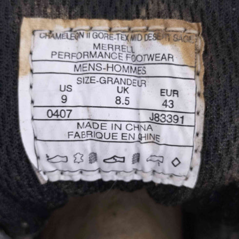 メレル MERRELL カメレオン2 GORE-TEX MID トレッキングブーツ メンズ JPN:27
