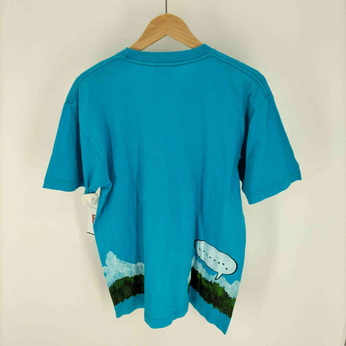 Habu Boxボディ 裾 雲 プリント S/S Tシャツ メンズ import:L