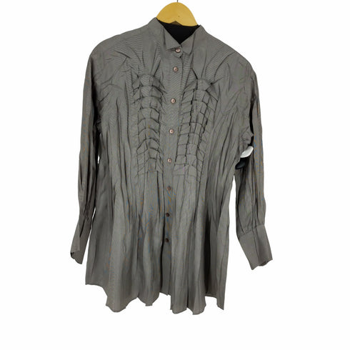プリーツプリーズイッセイミヤケ PLEATS PLEASE ISSEY MIYAKE 2010AW シャツ ブラウス 千鳥格子 レディース JPN:3