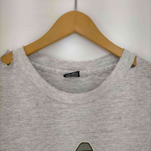 ステューシー Stussy OLD 80s USA製 黒タグ シングルステッチ PEACE and PROSPERITY クルーネックTシャツ メンズ import:L