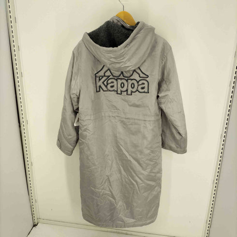 カッパ Kappa 裏ボア ロゴ刺繍 フーデッド ベンチコート メンズ JPN:S