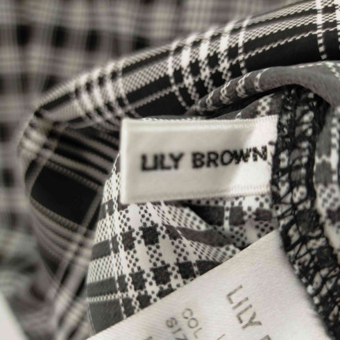 リリーブラウン Lily Brown チェック長袖シャツブラウス レディース FREE