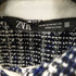 ザラ ZARA ツイードミックスブラウス レディース import:M