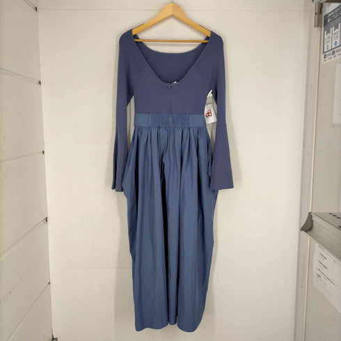 ジルスチュアート JILLSTUART 23SS タフタドッキングニットドレス レディース JPN:2