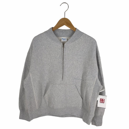 チャンピオン Champion REVERSE WEAVE リバースウィーブハーフジップ 裏起毛 スウェット レディース JPN:M