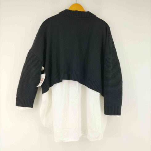 アパルトモンドゥーズィエムクラス LAppartement DEUXIEME CLASSE 23SS Short Knit 2点セット ショートニット セーター ハイネック 長袖 ブラウス 長袖 比翼仕立て レディース