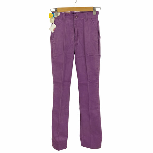 リー Lee 70-80S 816 TONI JEANS コーデュロイ カラー パンツ パープル ロケットTALON デッドストック レディース 26x33