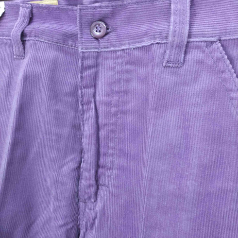 リー Lee 70-80S 816 TONI JEANS コーデュロイ カラー パンツ パープル ロケットTALON デッドストック レディース 26x33