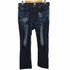 リー Lee 日本製 REGULAR NARROW Used加工 ジップフライ デニムパンツ メンズ UK:34-35
