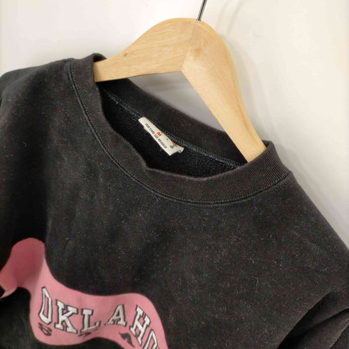 ナツメグ NUTMEG YALE ラインロゴ クルースウェット メンズ import:M