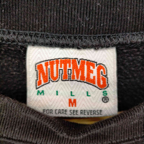 ナツメグ NUTMEG YALE ラインロゴ クルースウェット メンズ import:M